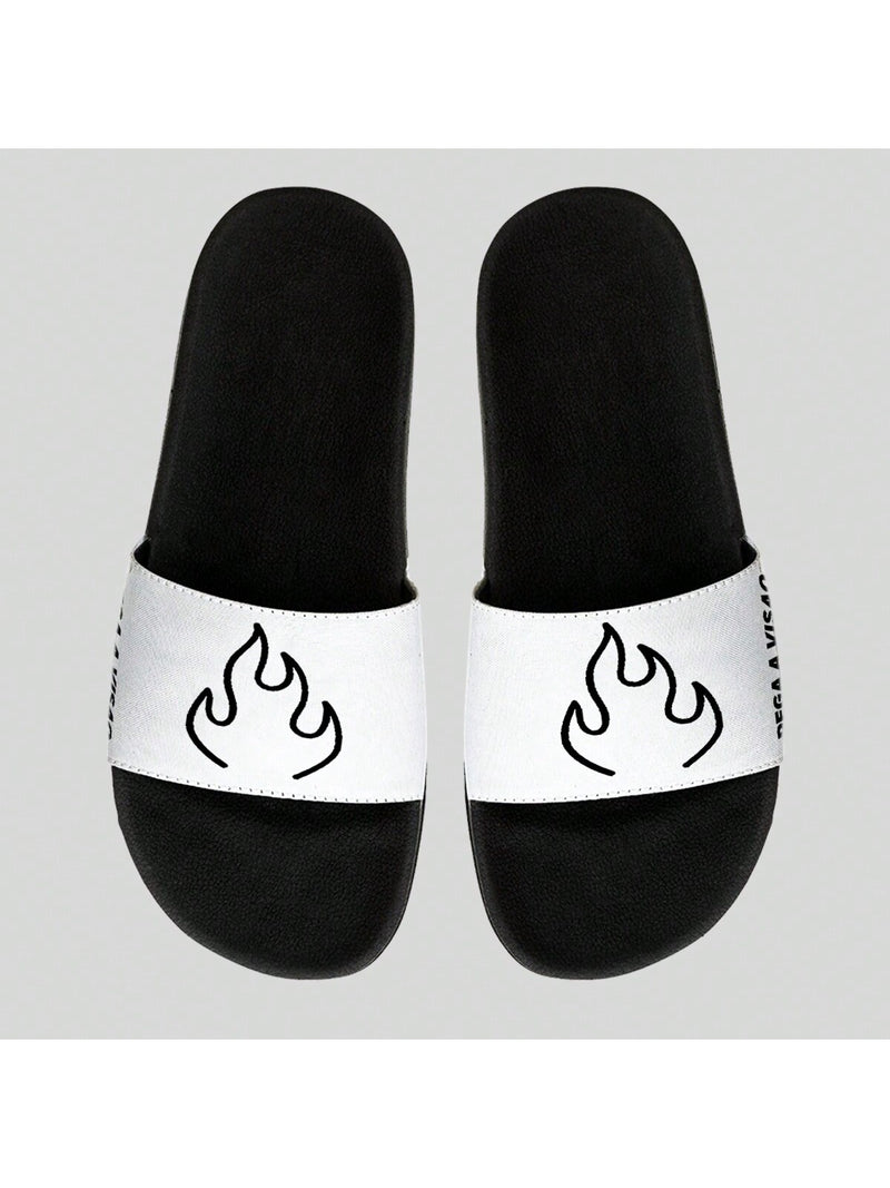 Chinelo Slide Pega A Visão Fire - Branco