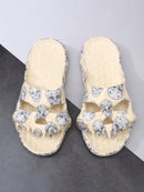 Chinelo Caveira Antimicrobianos E Anti-odor - Cáqui