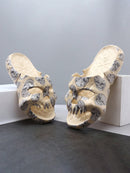 Chinelo Caveira Antimicrobianos E Anti-odor - Cáqui