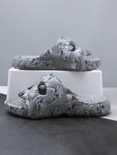 Chinelo Caveira Antimicrobianos E Anti-odor - Cinza