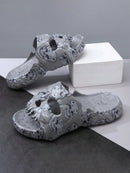 Chinelo Caveira Antimicrobianos E Anti-odor - Cinza