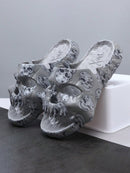 Chinelo Caveira Antimicrobianos E Anti-odor - Cinza