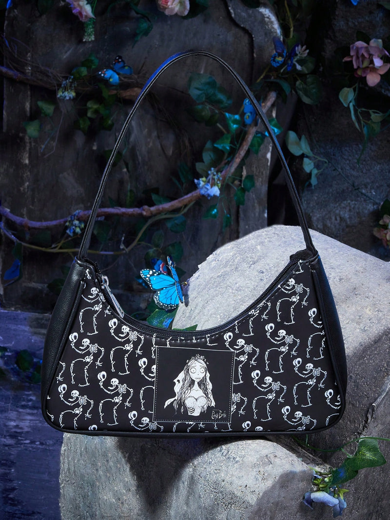 Bolsa Romwe Corpse Bride A Noiva-Cadáver