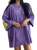 Camiseta Dazy Los Angeles Roxo Plus Size