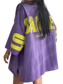 Camiseta Dazy Los Angeles Roxo Plus Size