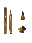 Delineador Caneta Carimbo Gatinho + Mimo Ponta Fina a Prova Dagua 2 em 1