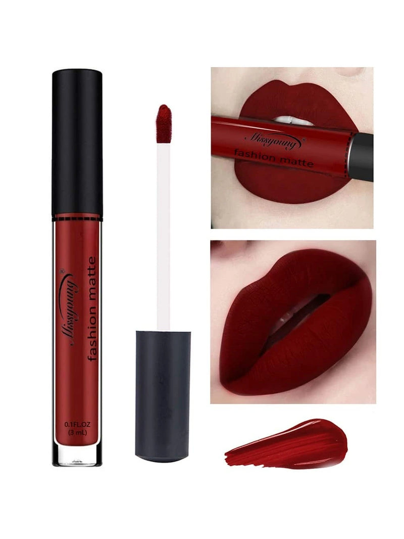 Batom Líquido Missyoung Fashion Matte Coral Reef