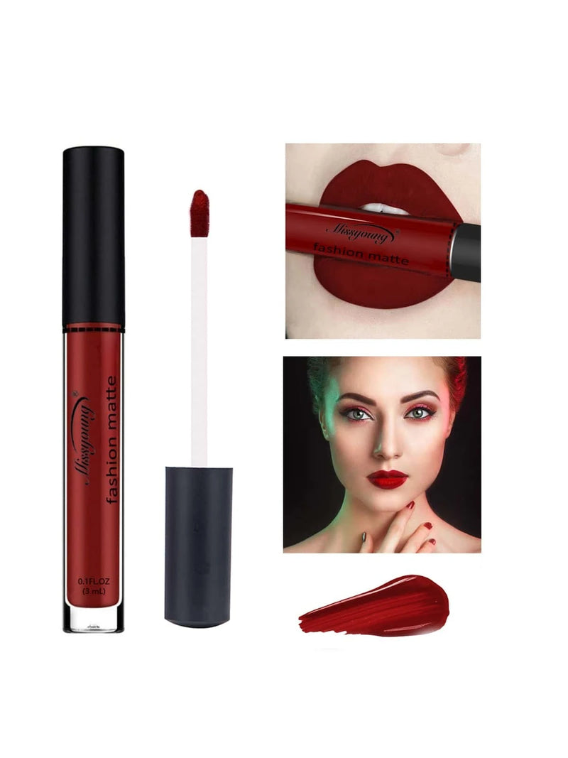 Batom Líquido Missyoung Fashion Matte Coral Reef