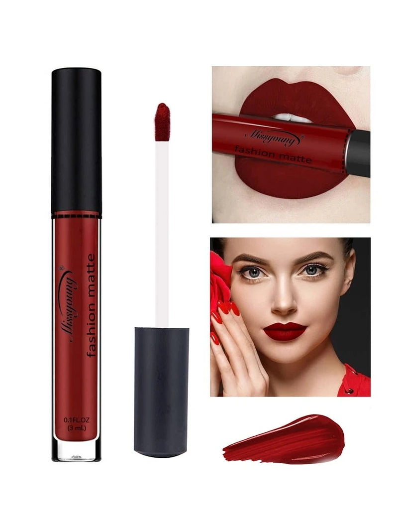 Batom Líquido Missyoung Fashion Matte Coral Reef