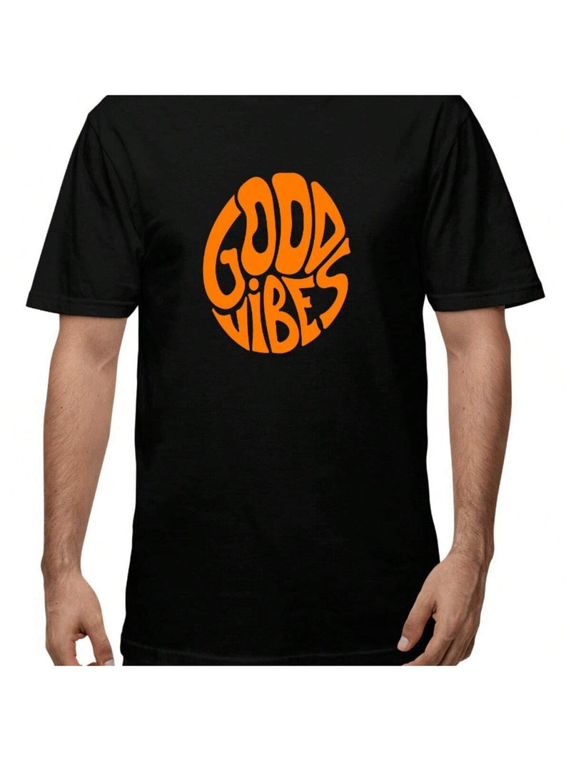 CONJUNTO Streetwear Camiseta + Bermuda Good Vibes - Laranja