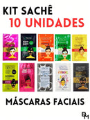 Kit 10x Máscara Facial Sachê 8g