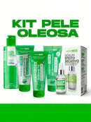 Kit Skincare Antioleosidade Anti Acne 5un Sabonete / Sérum Efeito Secativo / Esfoliante / Gel / Ativador de Limpeza Facial Dermachem
