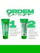 Kit Skincare Antioleosidade Anti Acne 5un Sabonete / Sérum Efeito Secativo / Esfoliante / Gel / Ativador de Limpeza Facial Dermachem