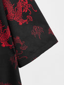 Camiseta Tie Dye Trash Preto Vermelho