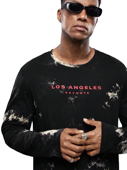 Camiseta Los Angeles Keynote Manga Longa