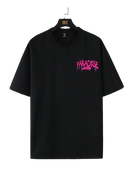 Camisa Over Street Paradise Preto Roxo