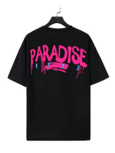 Camisa Over Street Paradise Preto Roxo