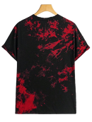 Camiseta Tie Dye Trash Preto Vermelho