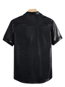 Jaqueta de Couro Homme Preto