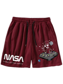 Bermuda Homme Nasa Alienígena Vinho