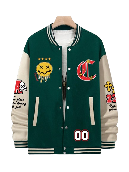 Jaqueta Varsity Football Over - Verde