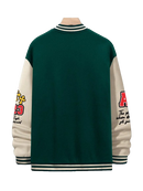 Jaqueta Varsity Football Over - Verde