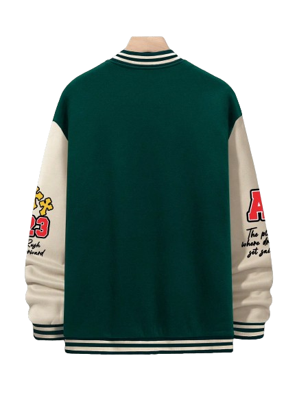 Jaqueta Varsity Football Over - Verde