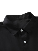 Work Shirt Chicago 32 Manga Longa Preto