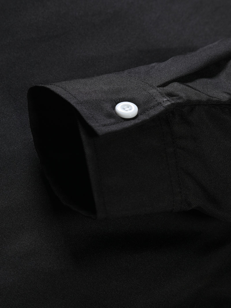 Work Shirt Chicago 32 Manga Longa Preto