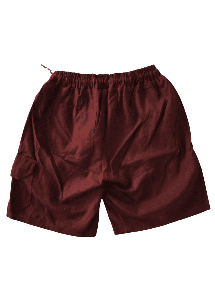 Bermuda Cargo High 3 Bolsos - Vinho