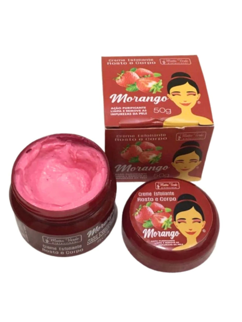 Creme Regenerador De Morango 50g Pote