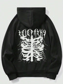 Moletom C/ Capuz Oversize Relepathy - Preto