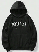 Moletom C/ Capuz Oversize Relepathy - Preto