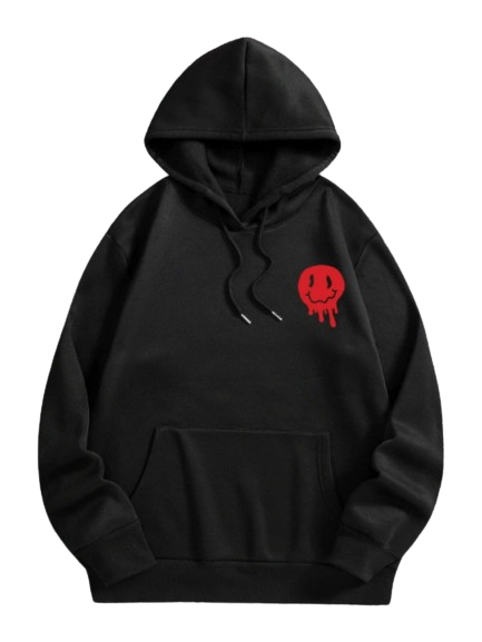 Moletom C/ Capuz Oversize Soul Happy Preto