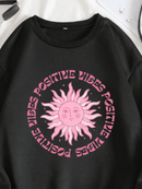 Moletom Positive Vibes - Preto