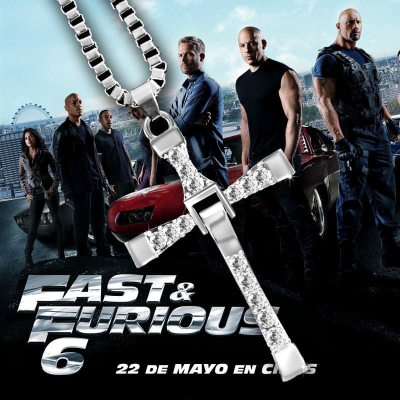CÓLAR CLASSIC DOMINIC TORETTO CRUZ - Prata"Dourado