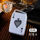 ISQUEIRO CRIATIVO POKER TUNGSTÊNIO - 7 Modelos
