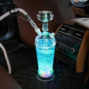 NARQUILE ACRÍLICO HOOKAH C/ LUZ LED SHEESHA