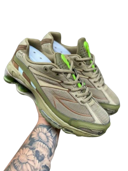 Tênis Shox 4 Molas Sup Premium Verde