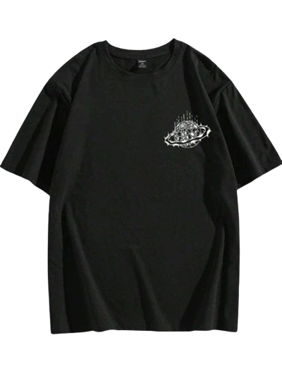 Camiseta Oversize Change - Preto