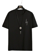 Camiseta Oversize Smile Just Relax - Preto