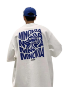 Camiseta Oversize Mnovia - Branco