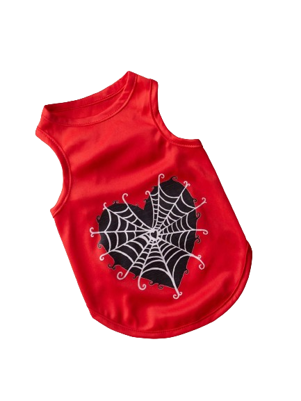 Regata Colete Paper Loves Ink Vermelho Pet