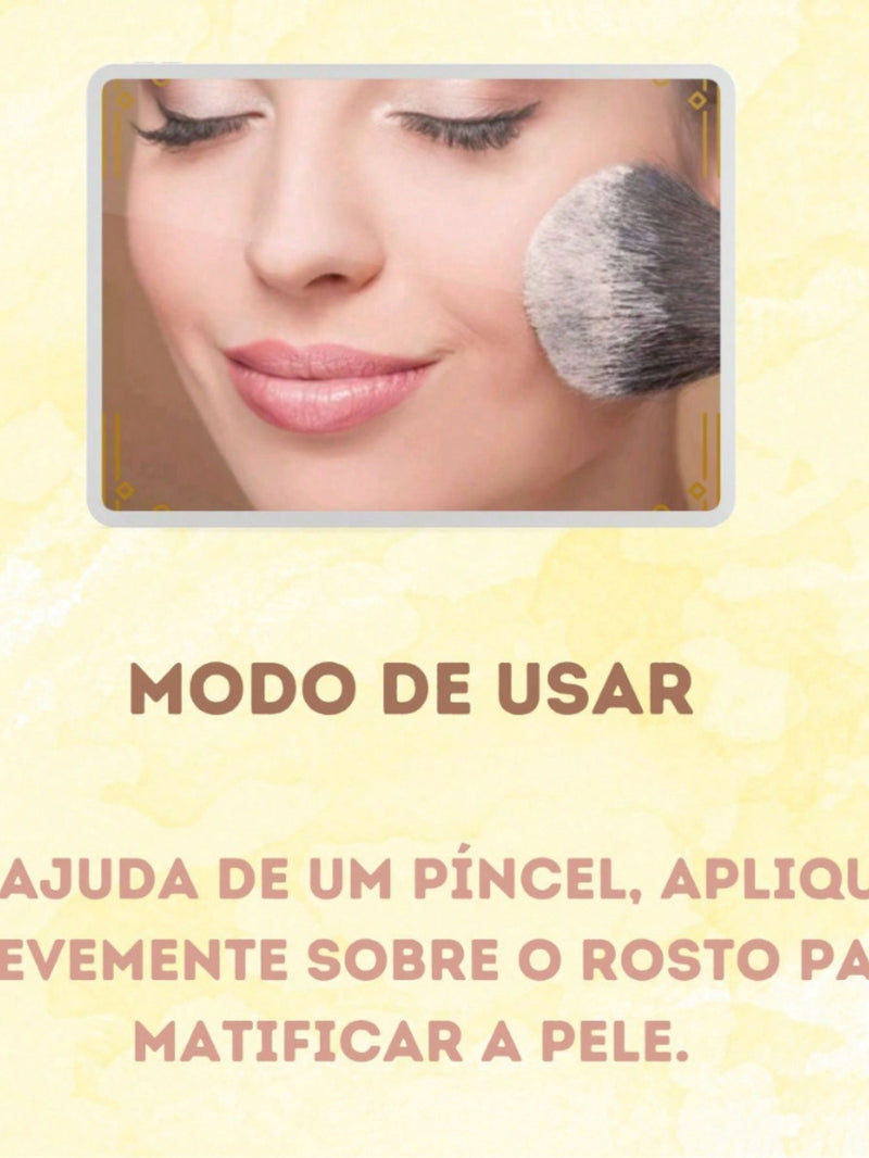 Pó Banana Blue Moon Facial Finalizador Efeito Aveludado