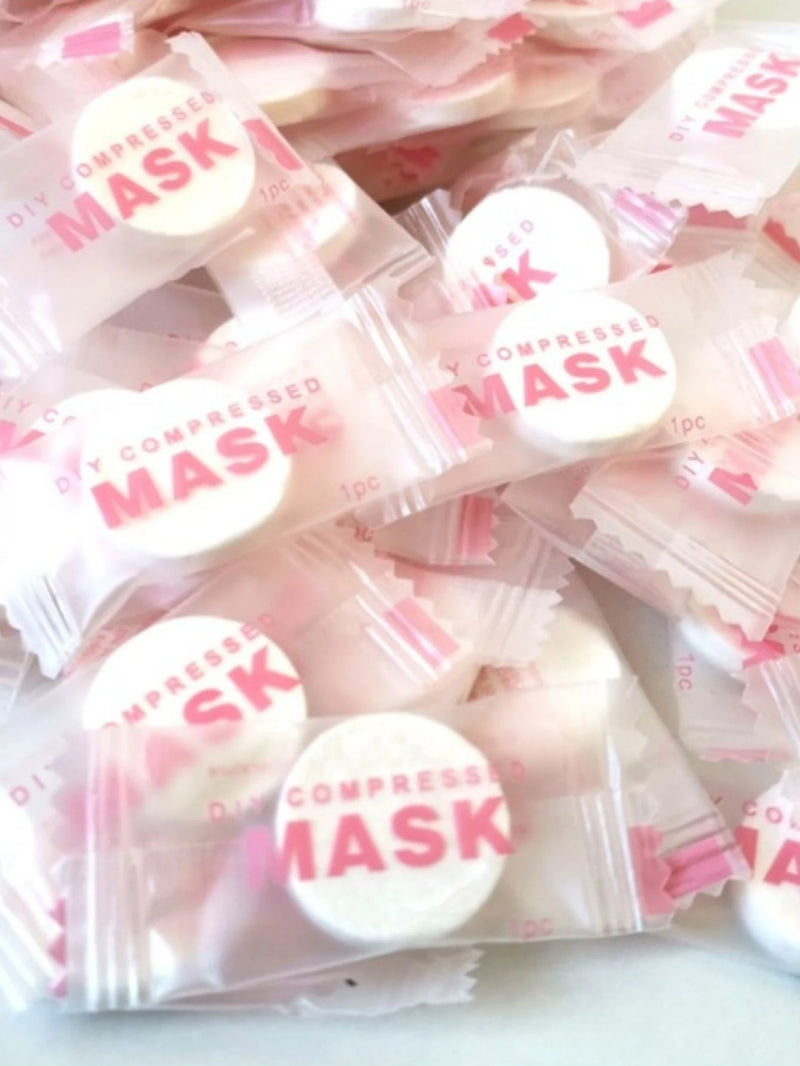 Kit 30 Unidades Máscara Desidratada DIY Para Skincare