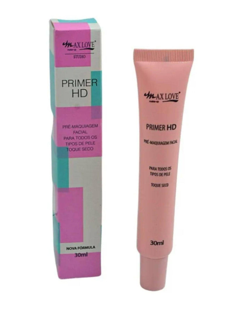 Primer HD Pre-Maquiagem facial Max Love Todos Os tipos De Pele