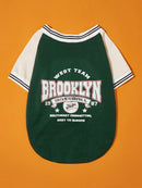 Jaqueta Dog Baseball Brooklyn Verde