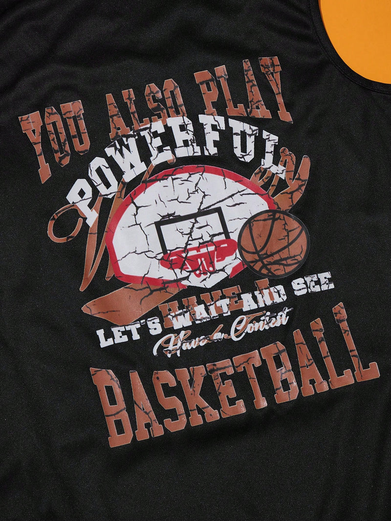Regata Pet Basquete Powerful Preto