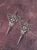 Par de Brincos Borboletas Goth