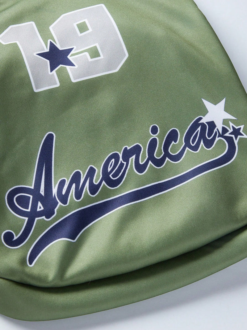 Jaqueta C/ Zíper Pet America 19 Baseball